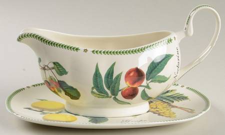 Botanical Fruit Gravy Boat & Underplate