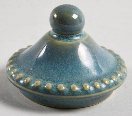 Hobnail Green Lid for Sugar Bowl