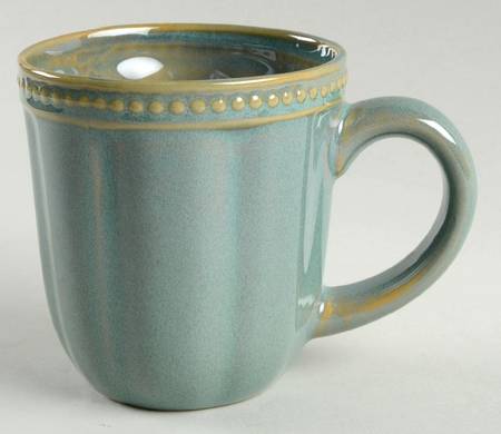 Hobnail Green Mug