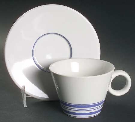 Terence Conran Chophouse Flat Cup & Saucer Set