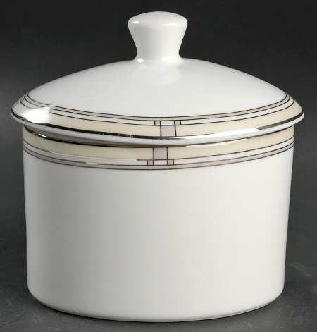Mondrian (Classic Shape) Sugar Bowl & Lid