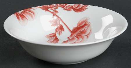Red Peony Coupe Cereal Bowl