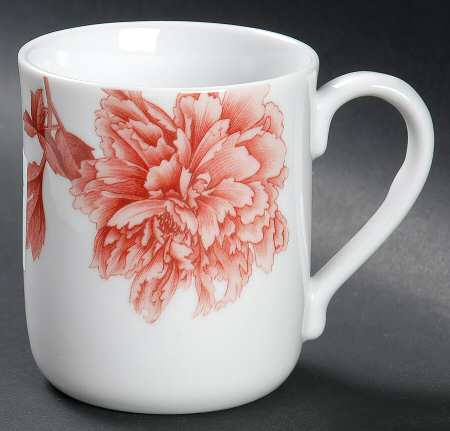 Red Peony Mug