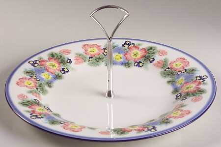 Highland Moor Round Serving Plate with Handle (DP)