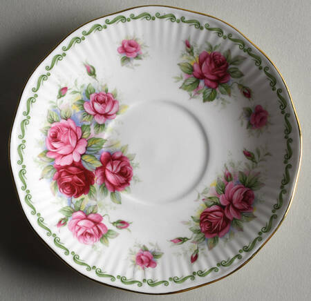 Special Flowers (With Month) Saucer for Footed Cup