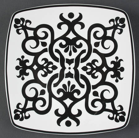 Tuzani Collection Square Salad Plate