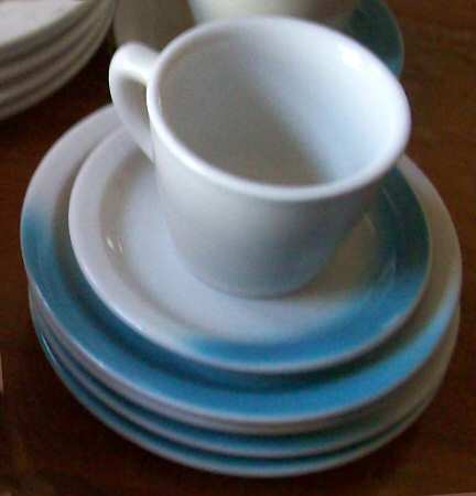 Sambo's Flat Cup & Saucer Set