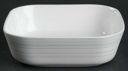 Line 6" Square Vegetable Bowl