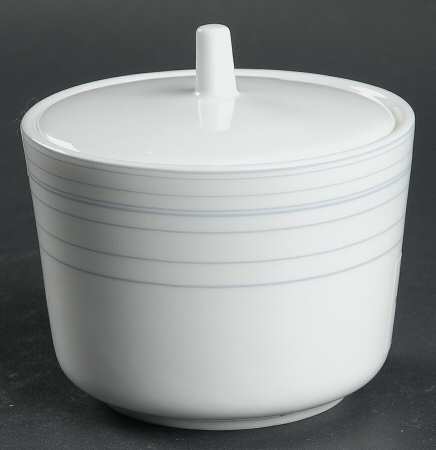 Line Sugar Bowl & Lid