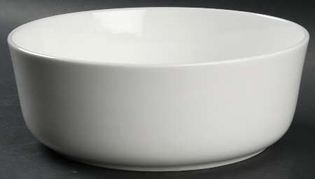 Pure White 9" Round Serving Bowl