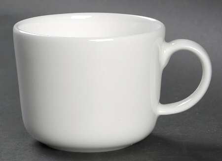 Pure White Flat Cup