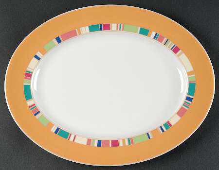 Carnival 13" Oval Serving Platter