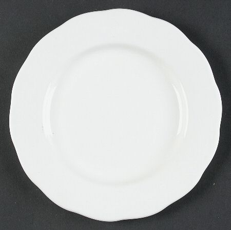 Hampton White Salad Plate