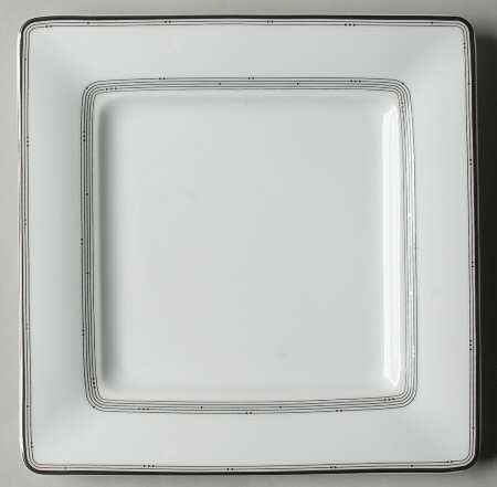 Silver Sonnet Square Accent Salad Plate