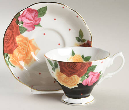 100 Years of Royal Albert Footed Cup & Saucer Set