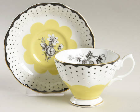 100 Years of Royal Albert Footed Cup & Saucer Set
