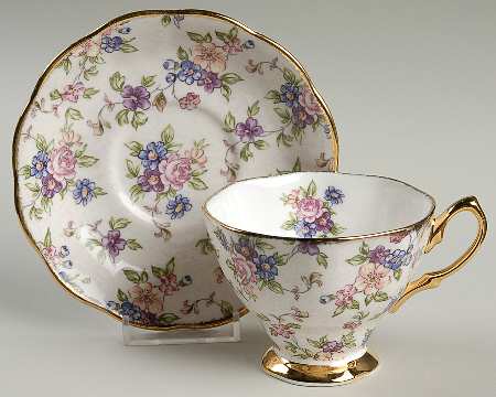 100 Years of Royal Albert Footed Cup & Saucer Set