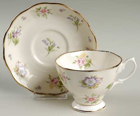 100 Years of Royal Albert Footed Cup & Saucer Set