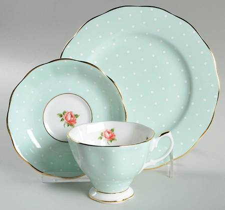 100 Years of Royal Albert (3 Pc) Cup & Saucer + Salad/Dessert Plate