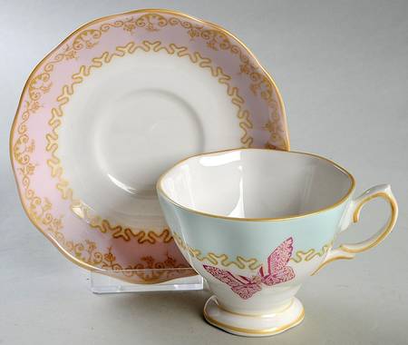 Zandra Rhodes Footed Cup & Saucer Set