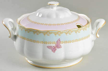 Zandra Rhodes Tureen &  Lid by Royal Albert