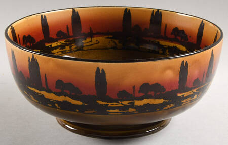 Poplars at Sunset 9" Salad Serving Bowl