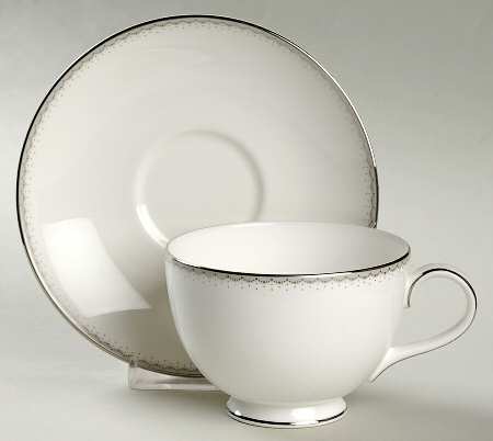 Dentelle Footed Cup & Saucer Set