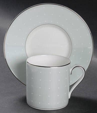 Etoile Platinum Espresso Cup and Saucer Set