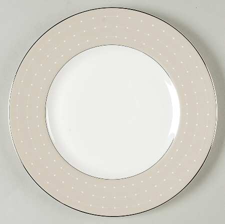 Etoile Platinum Accent Luncheon Plate