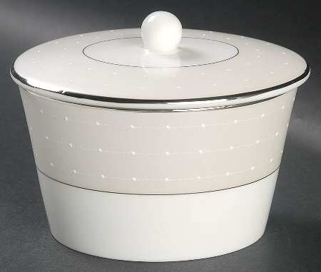 Etoile Platinum Sugar Bowl & Lid