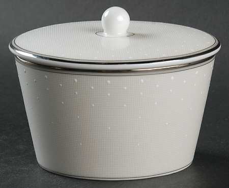 Pointe d'Esprit Sugar Bowl & Lid