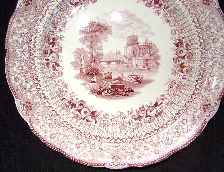 Grecian Red Dinner Plate