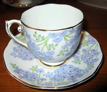 Faery Queen Footed Cup & Saucer Set