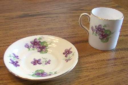 4199A Flat Cup & Saucer Set