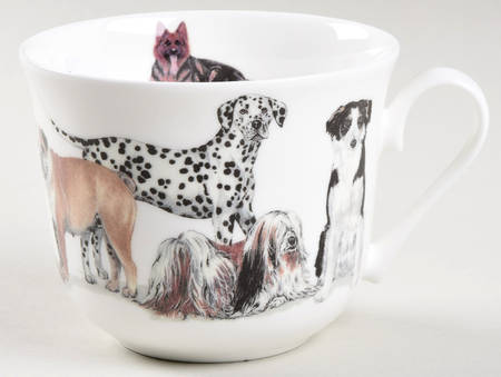 Dogs Galore Saucer for Breakfast Cup