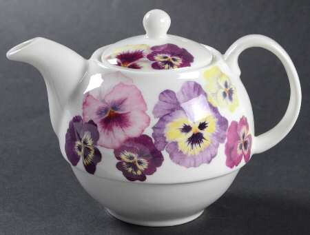 Pansy Tea for 1-Teapot No Lid