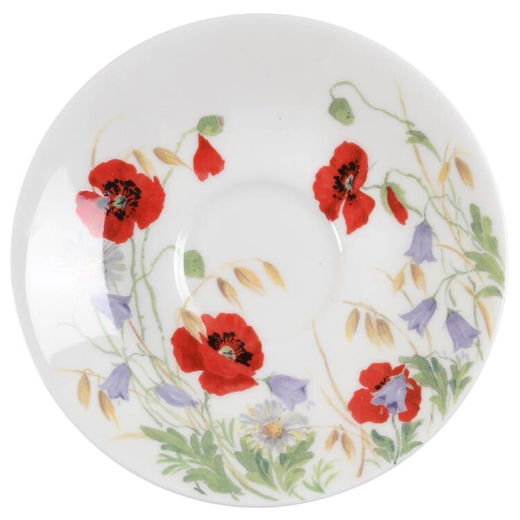English Meadow Saucer for Tea for 1