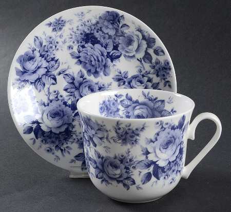 English Chintz Breakfast Cup & Saucer Set