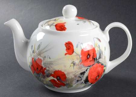 Poppy's Teapot & Lid