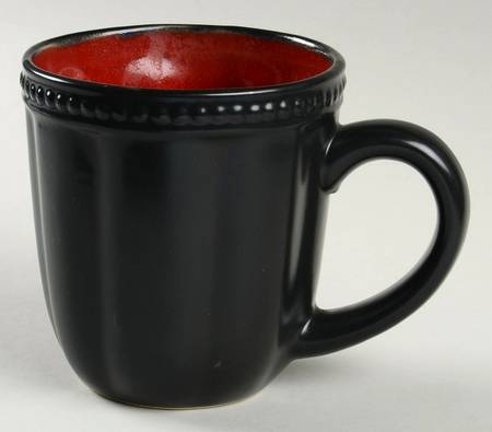 Hobnail Red (Square) Mug