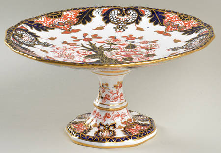 Kings (Older Backstamp) Round Compote (Height X Width) by Royal Crown Derby