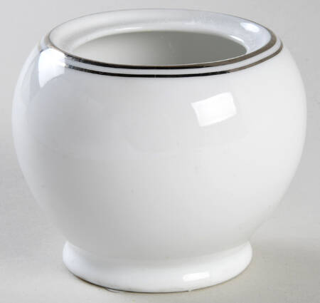 Platinum Charm Sugar Bowl No Lid