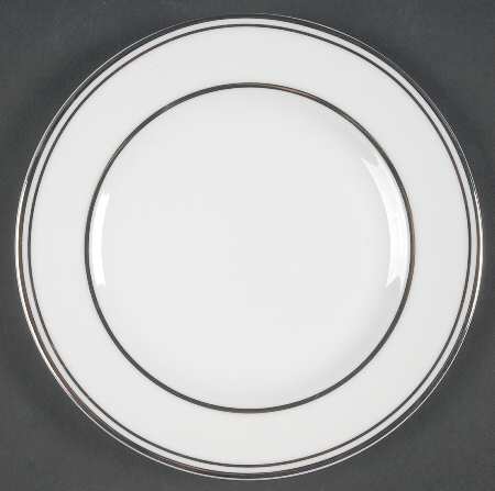 Platinum Charm Bread & Butter Plate