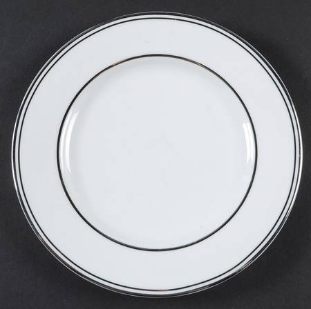 Platinum Charm Salad Plate