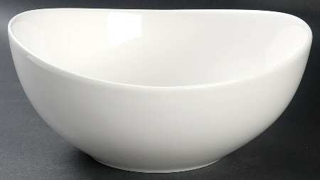 Vanilla Butterfly 9" Salad Serving Bowl