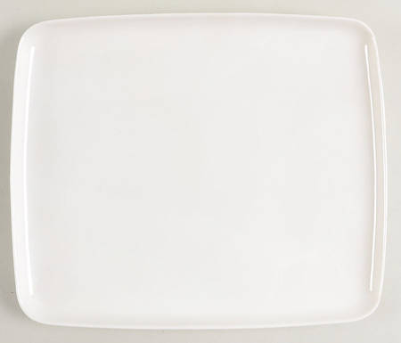 Everytime White 10" Rectangular Serving Platter