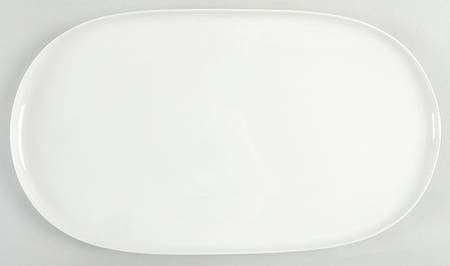 Everytime White 16" Oval Serving Platter
