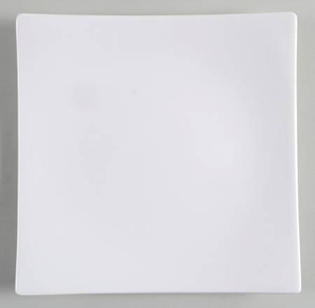 Extreme White Square Salad Plate