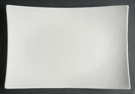 Vanilla Fare Rectangular Serving Plate