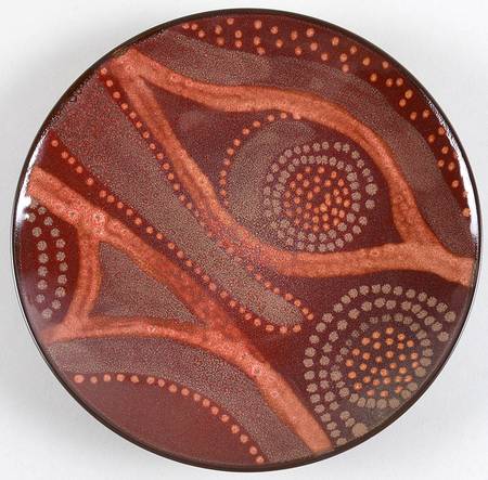 Vanilla Organic Brown Salad Plate